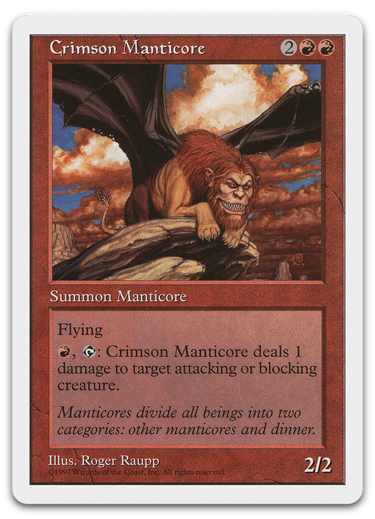 Crimson Manticore (Fifth Edition)