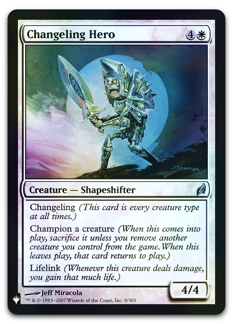 Changeling Hero (The List Reprints)