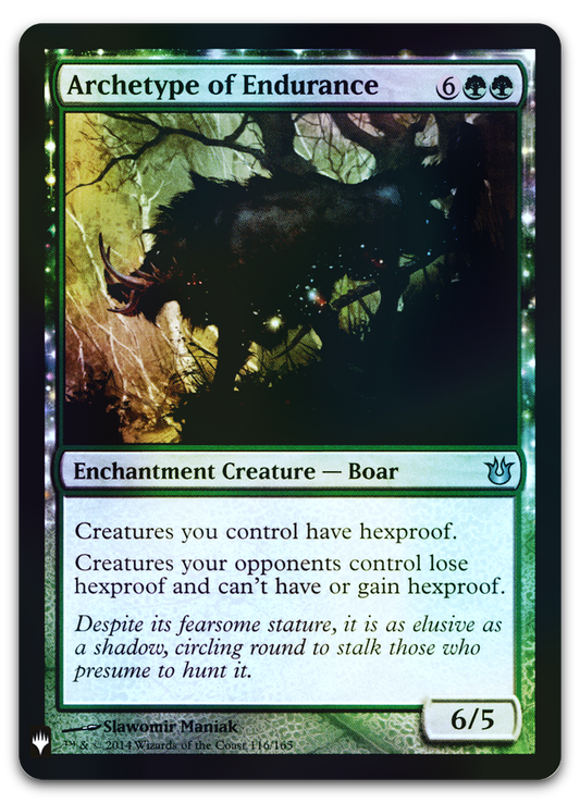 Archetype of Endurance (The List Reprints)