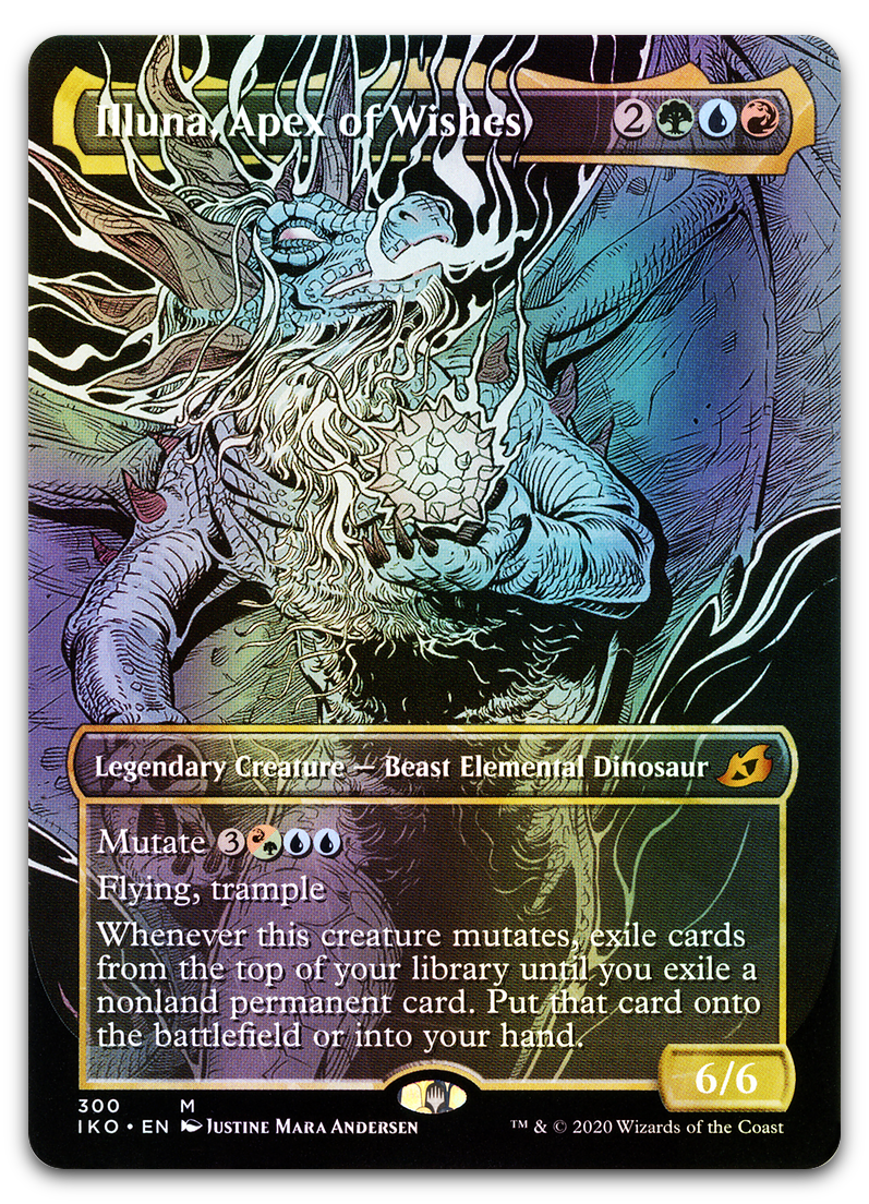Illuna, Apex of Wishes (Showcase) (Ikoria: Lair of Behemoths)