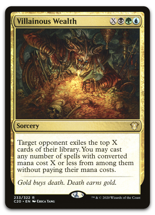 Villainous Wealth (Commander 2020)