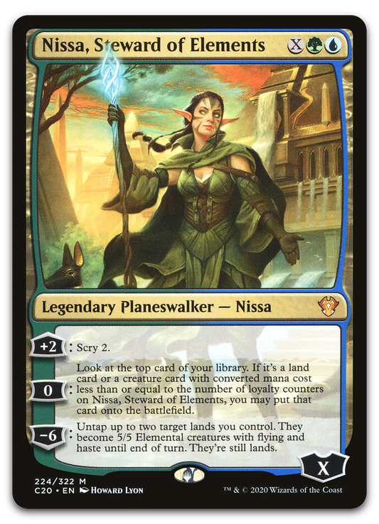Nissa, Steward of Elements (Commander 2020)