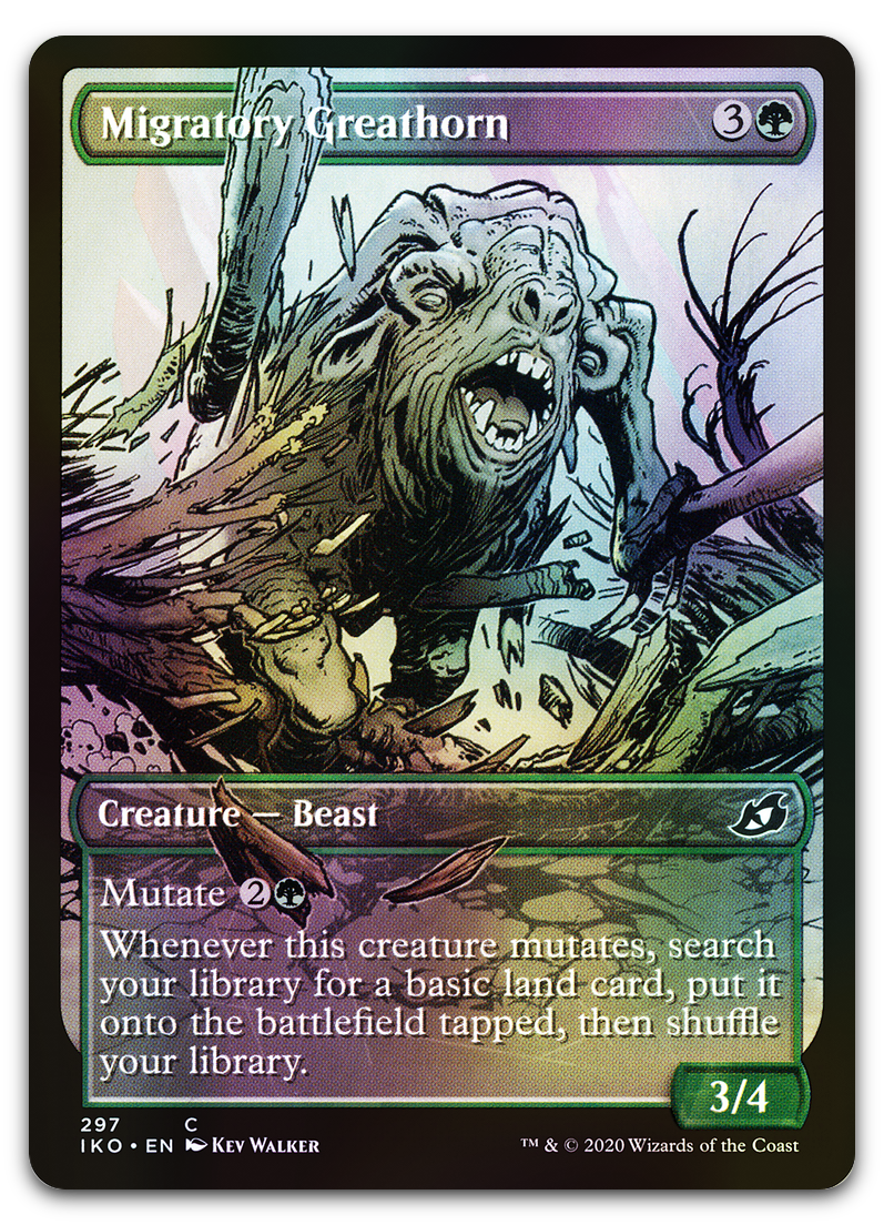 Migratory Greathorn (Showcase) (Ikoria: Lair of Behemoths)