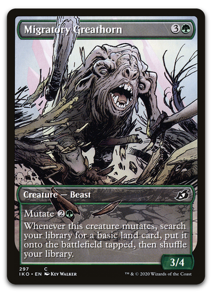 Migratory Greathorn (Showcase) (Ikoria: Lair of Behemoths)