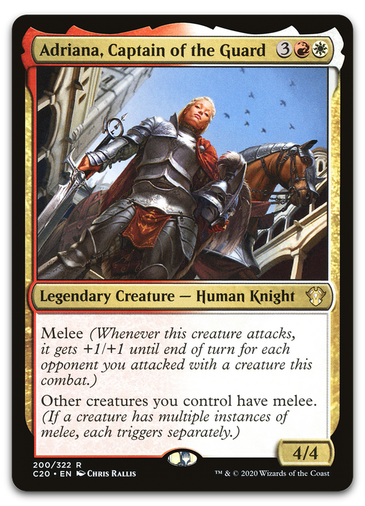 Adriana, Captain of the Guard (Commander 2020)