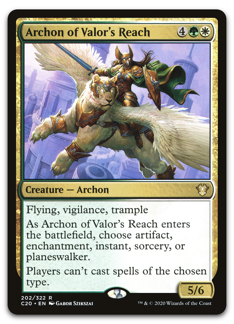 Archon of Valor's Reach (Commander 2020)