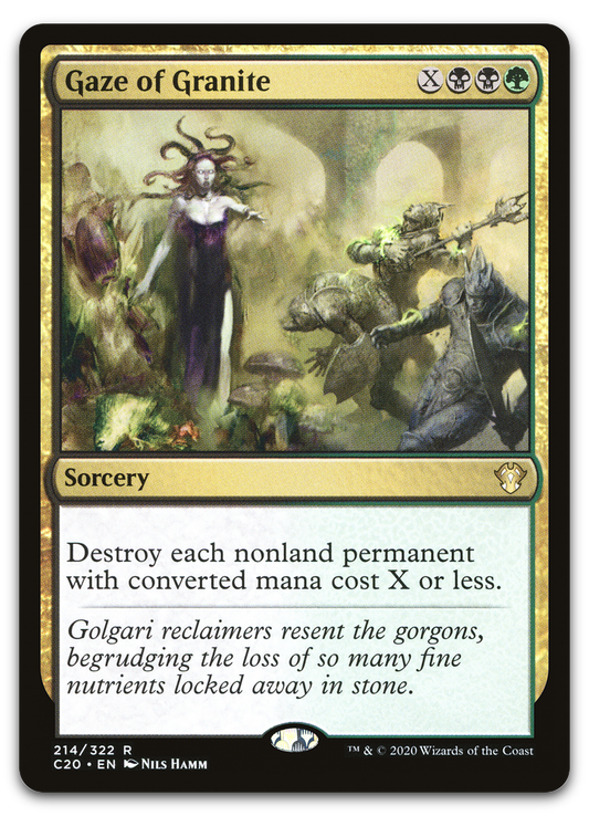 Gaze of Granite (Commander 2020)