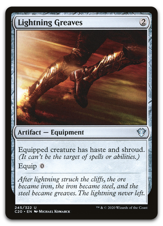 Lightning Greaves (Commander 2020)