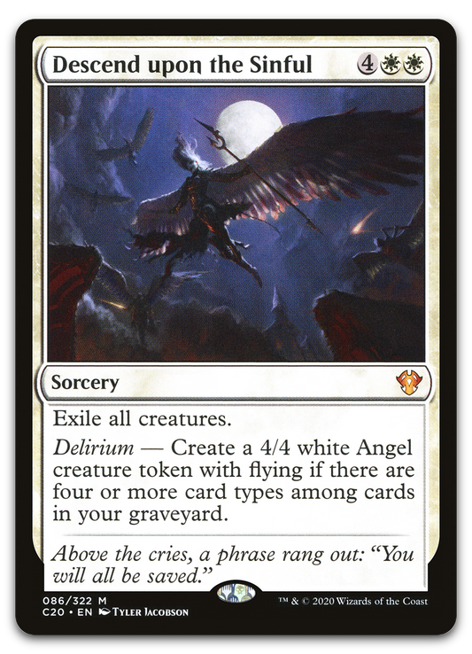 Descend upon the Sinful (Commander 2020)