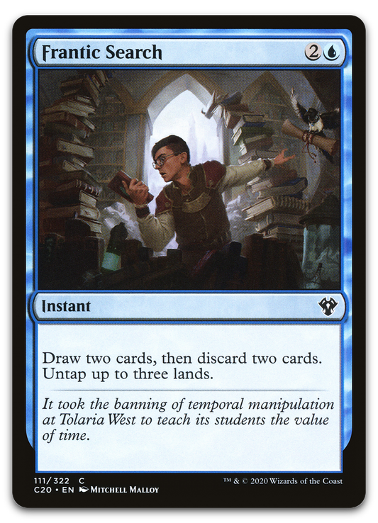 Frantic Search (Commander 2020)