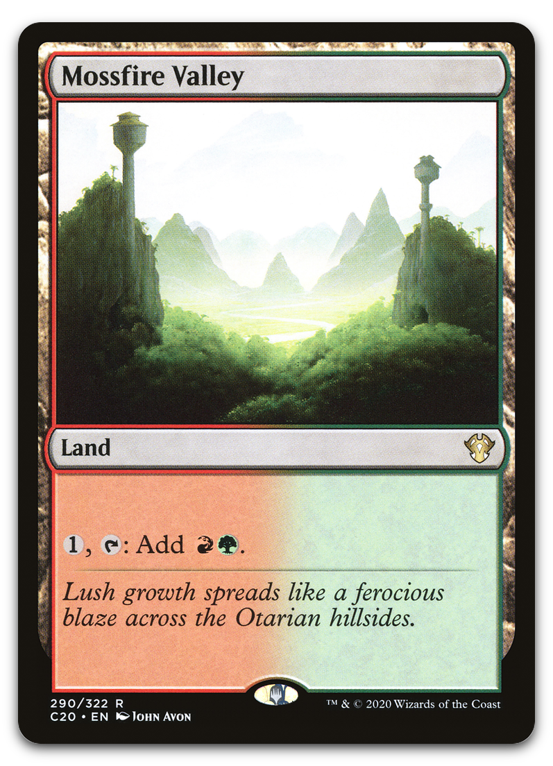 Mossfire Valley (Commander 2020)