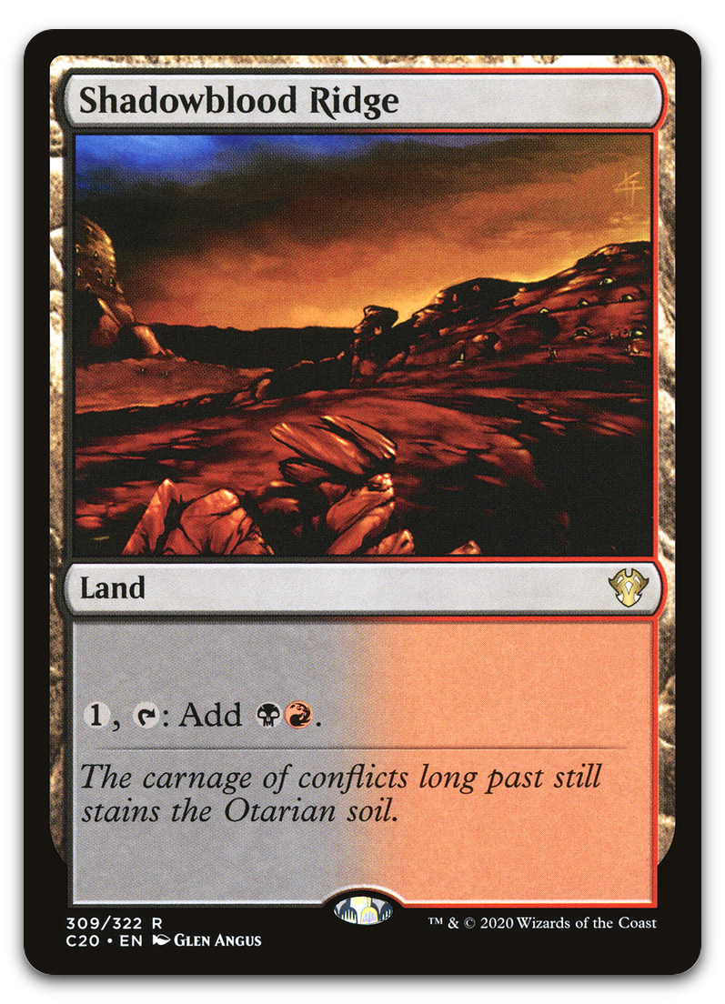 Shadowblood Ridge (Commander 2020)
