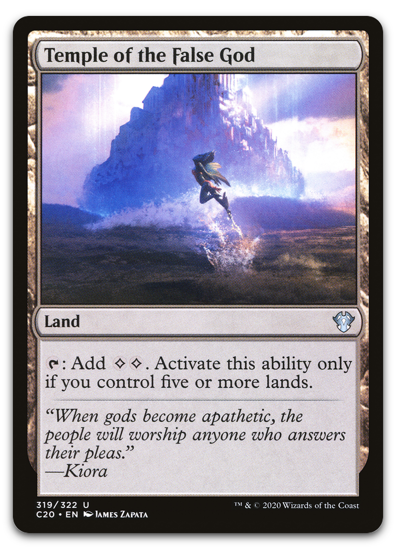 Temple of the False God (Commander 2020)