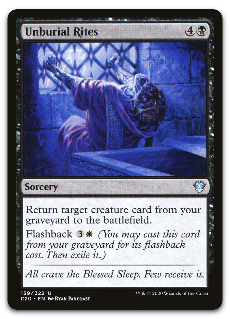 Unburial Rites (Commander 2020)