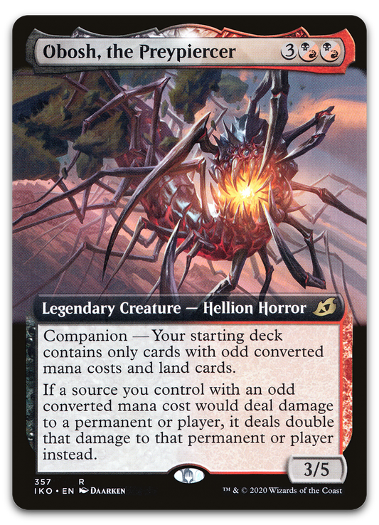 Obosh, the Preypiercer (Extended Art) (Ikoria: Lair of Behemoths)