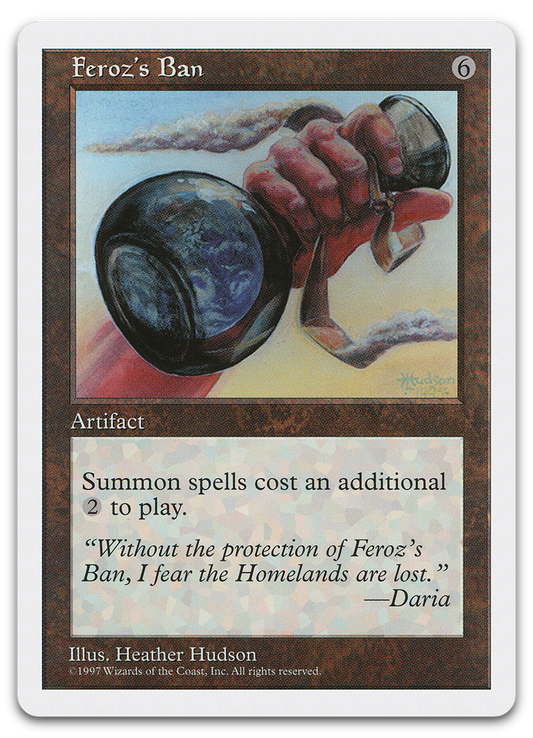 Feroz's Ban (Fifth Edition)