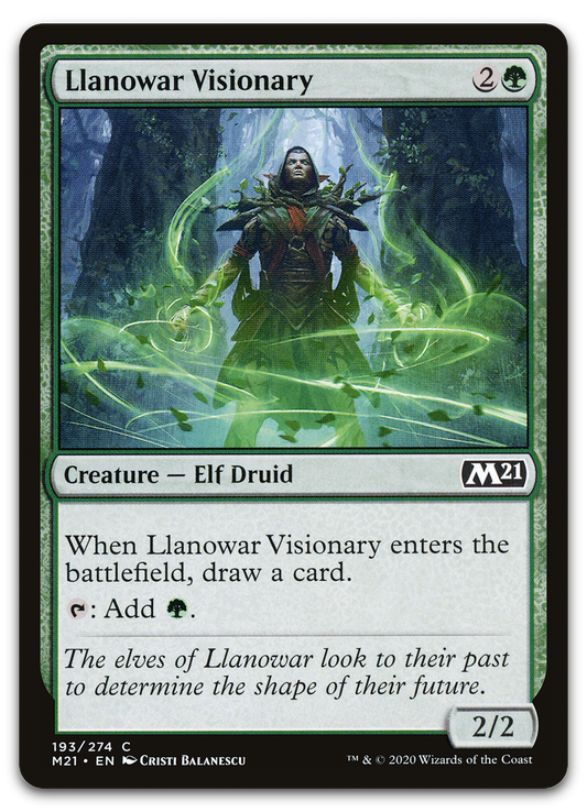 Llanowar Visionary (Core Set 2021)