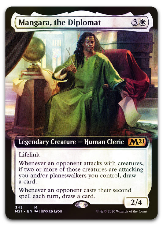 Mangara, the Diplomat (Extended Art) (Core Set 2021)