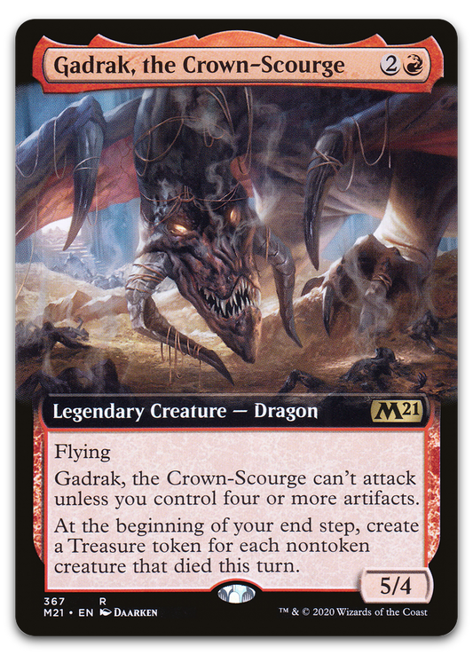 Gadrak, the Crown-Scourge (Extended Art) (Core Set 2021)