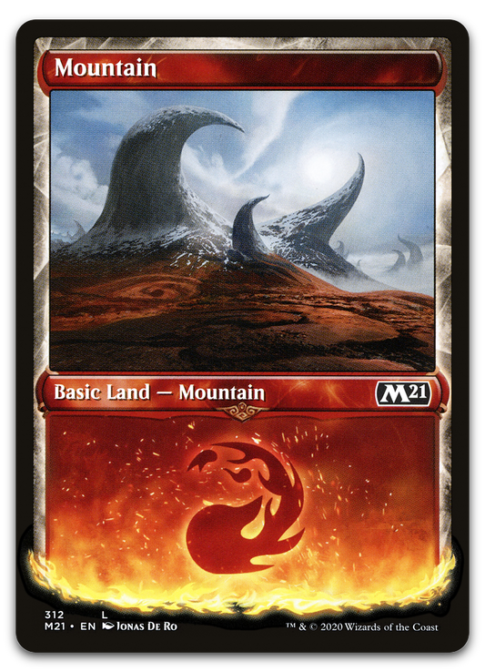 Mountain (Showcase) (Core Set 2021)
