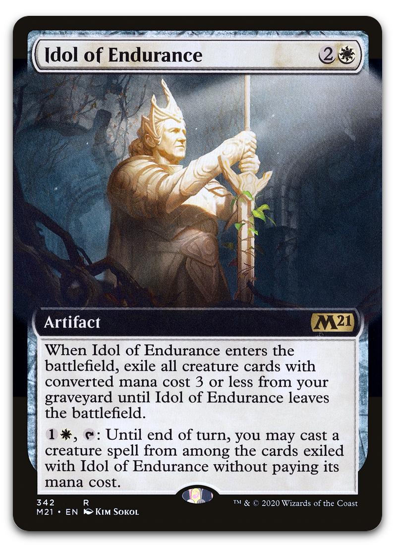 Idol of Endurance (Extended Art) (Core Set 2021)