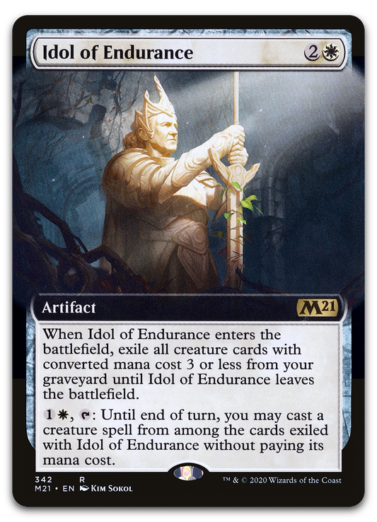 Idol of Endurance (Extended Art) (Core Set 2021)