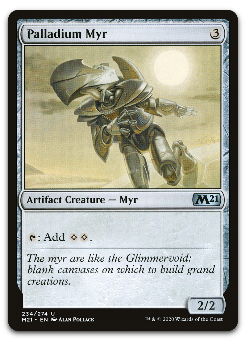 Palladium Myr (Core Set 2021)