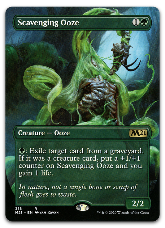 Scavenging Ooze (Alternate Art) (Core Set 2021)