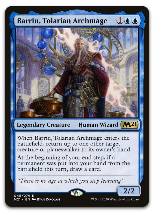Barrin, Tolarian Archmage (Core Set 2021)