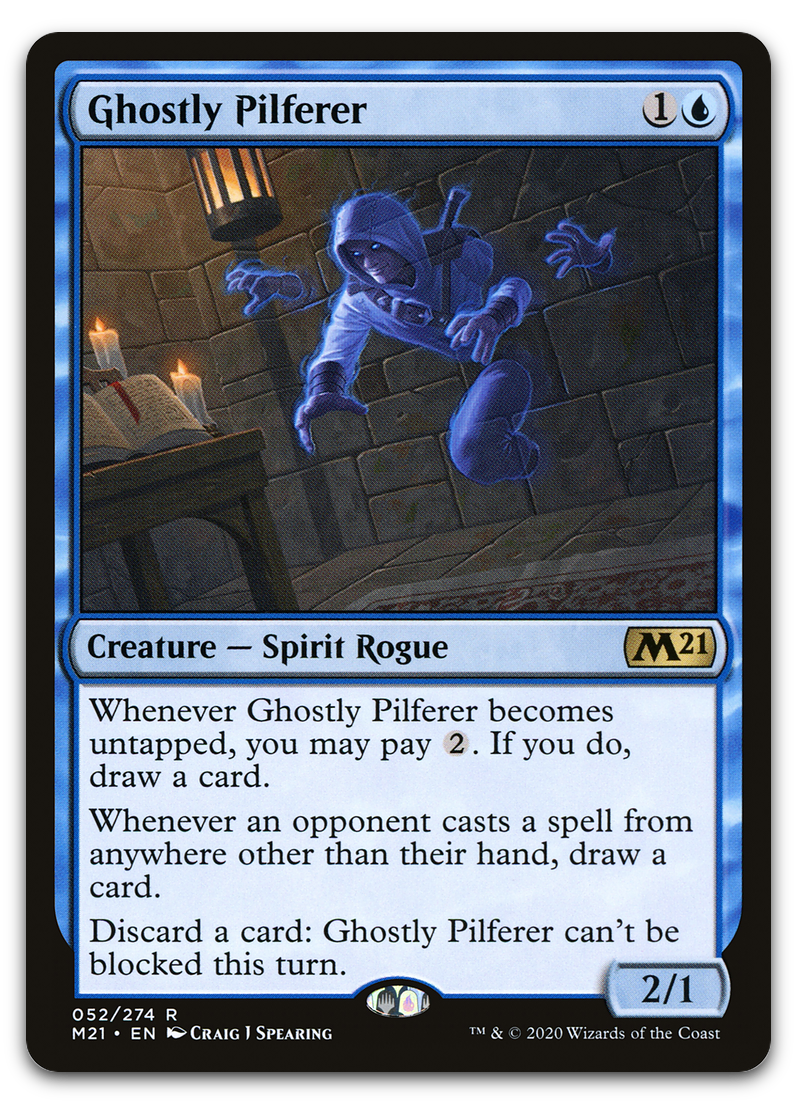 Ghostly Pilferer (Core Set 2021)