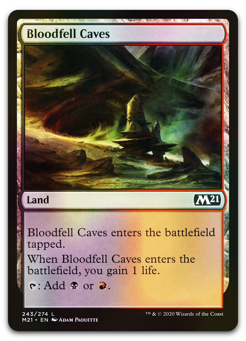 Bloodfell Caves (Core Set 2021)