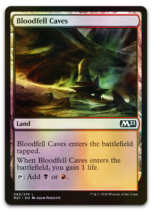 Bloodfell Caves (Core Set 2021)