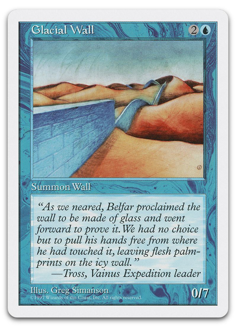 Glacial Wall (Fifth Edition)