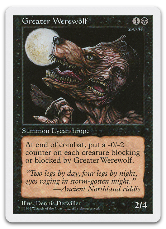 Greater Werewolf (Fifth Edition)
