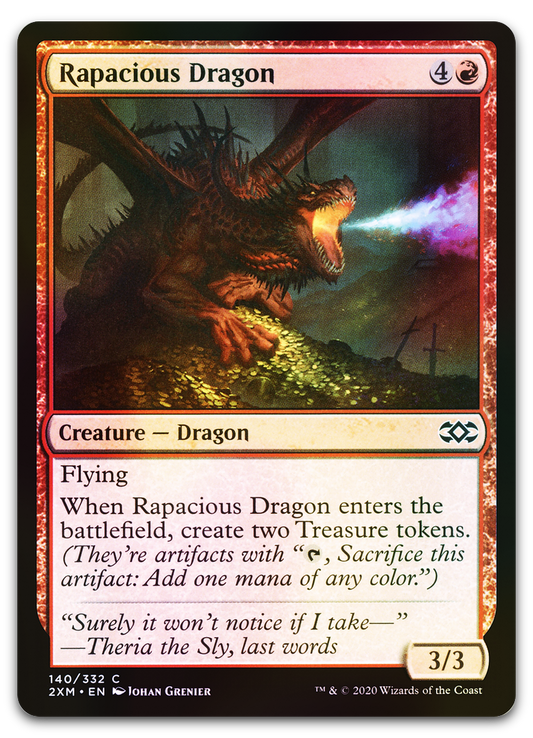 Rapacious Dragon (Double Masters)