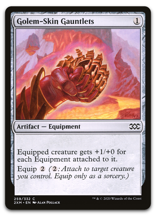 Golem-Skin Gauntlets (Double Masters)