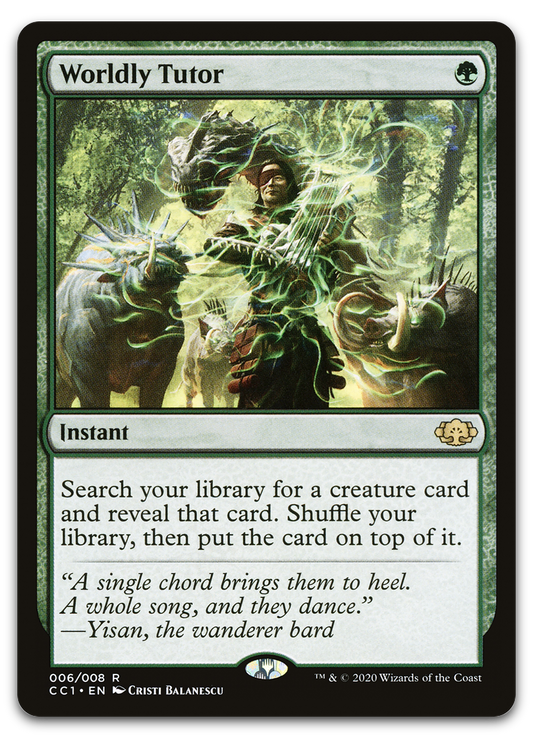 Worldly Tutor (Commander Collection: Green)