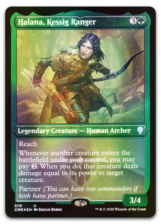 Halana, Kessig Ranger (Foil Etched) (Commander Legends)