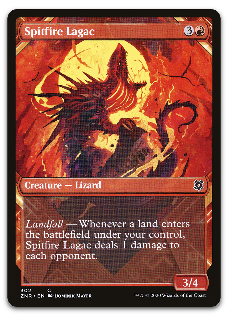 Spitfire Lagac (Showcase) (Zendikar Rising)