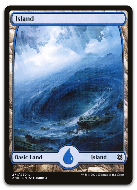 Island (271) - Full Art (Zendikar Rising)