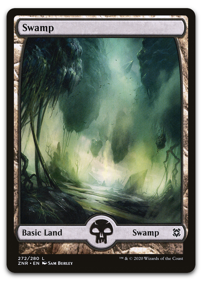 Swamp (272) - Full Art (Zendikar Rising)
