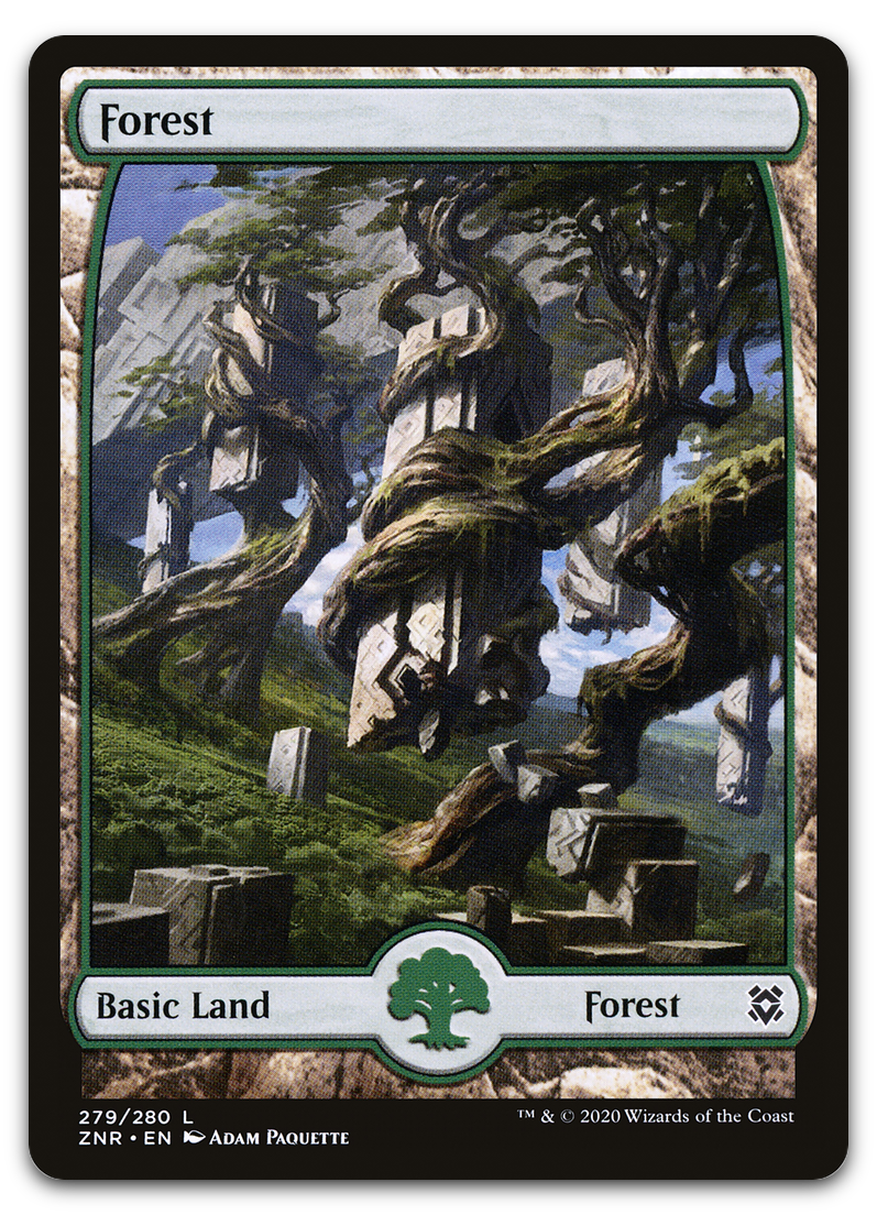 Forest (279) - Full Art (Zendikar Rising)