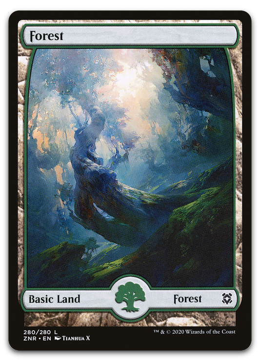 Forest (280) - Full Art (Zendikar Rising)