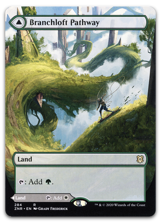 Branchloft Pathway (Borderless) (Zendikar Rising)