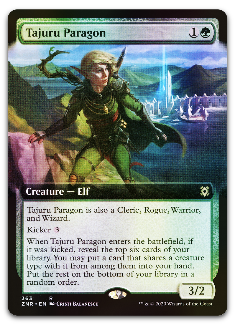 Tajuru Paragon (Extended Art) (Zendikar Rising)