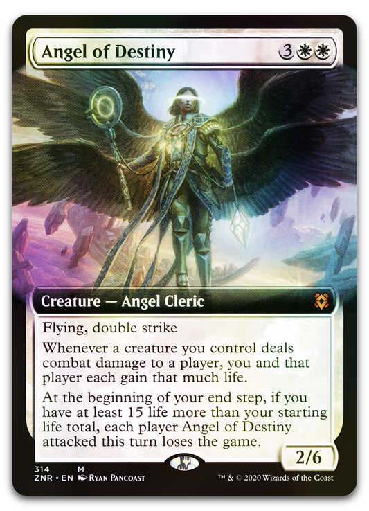 Angel of Destiny (Extended Art) (Zendikar Rising)