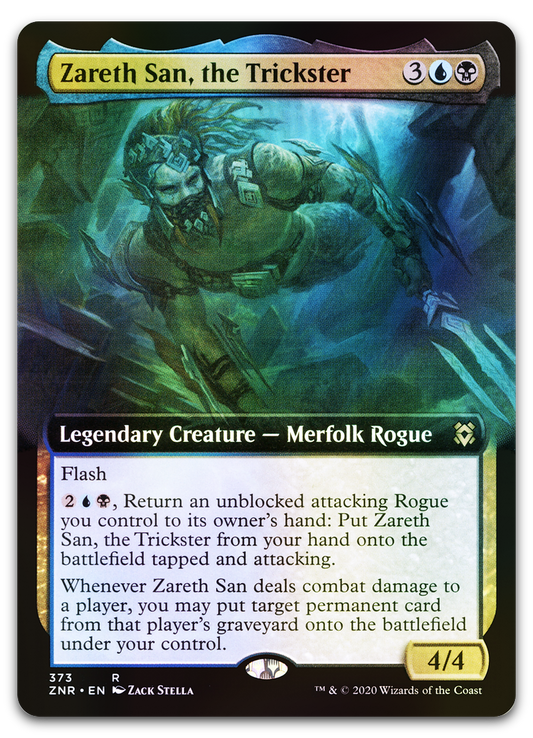 Zareth San, the Trickster (Extended Art) (Zendikar Rising)