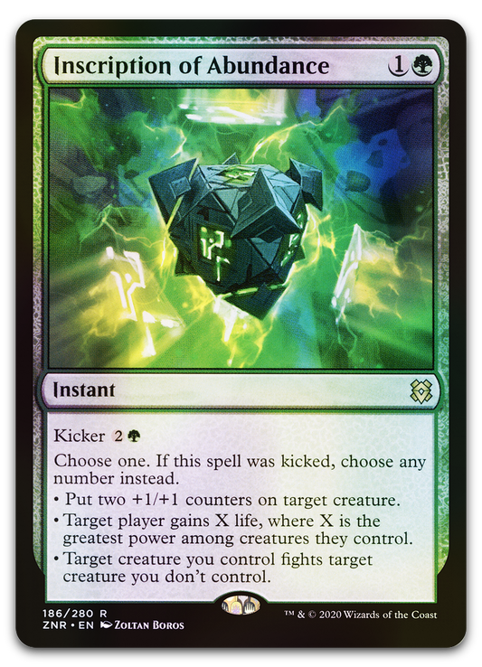 Inscription of Abundance (Zendikar Rising)