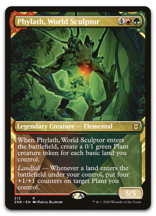Phylath, World Sculptor (Showcase) (Zendikar Rising)
