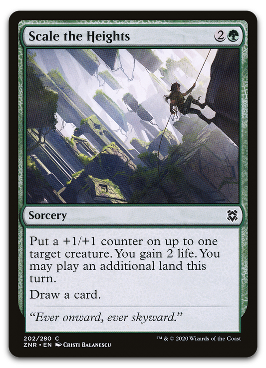 Scale the Heights (Zendikar Rising)